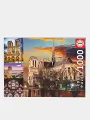 Пазл 1000 деталей - Нотр-Дам, коллаж