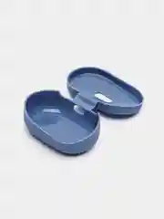 Синий меланж силиконовый чехол AirDots