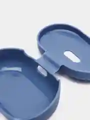 Синий меланж силиконовый чехол AirDots