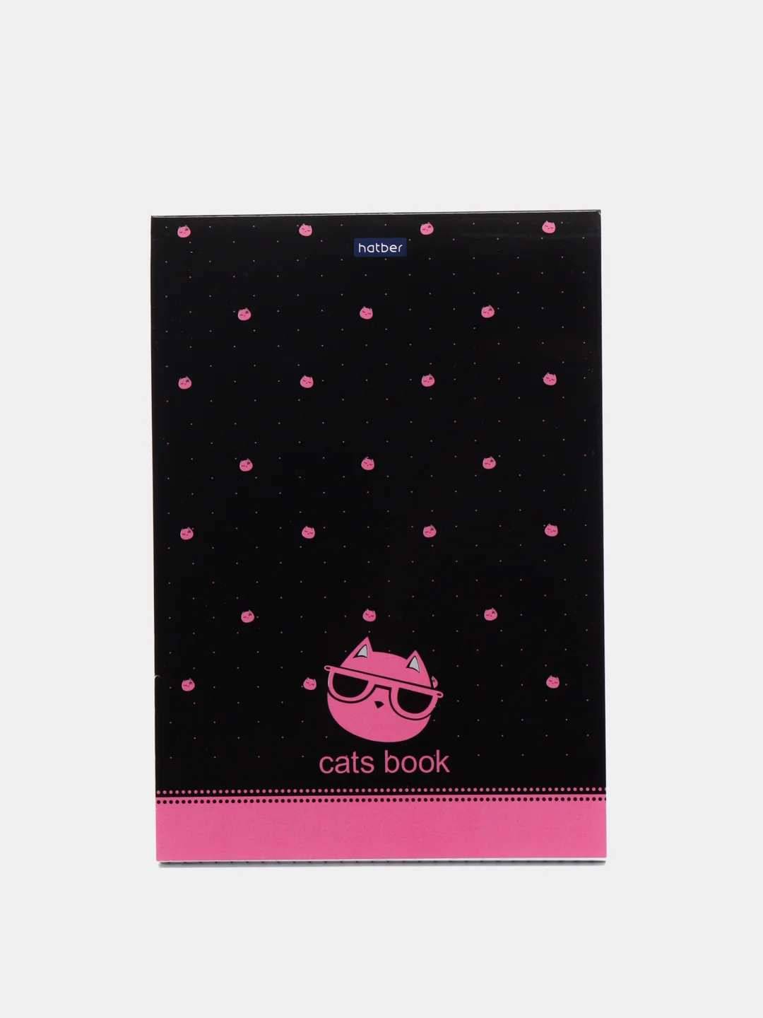 Блокнот А5 (146х205 мм) 50 л., склейка, ламинир. бумага, в точку,  Premium, CATs