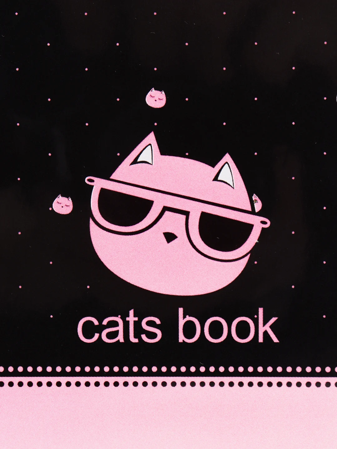 Блокнот А5 (146х205 мм) 50 л., склейка, ламинир. бумага, в точку,  Premium, CATs
