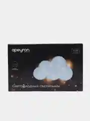 Светильник светодиодный ночник Apeyron "Облако", 3 Вт, АБС-пластик, голубой, 300*220*30 мм