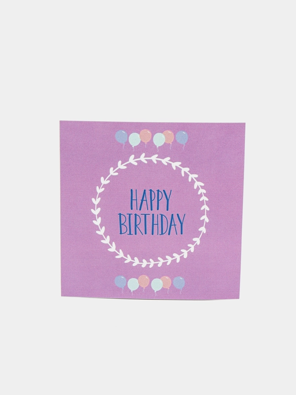 Открытка "Happy birthday"