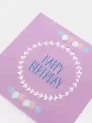 Открытка "Happy birthday"