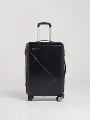 Чемодан средний 24", кодовый замок, цвет чёрный