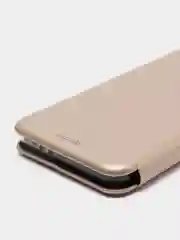 Золотой чехол-книжка для Samsung Galaxy S21