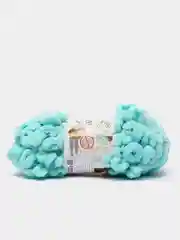 Бирюзовый пряжа Alize puffy, большие петельки, микрополиэстр, 100 г