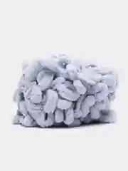 Серый пряжа Alize puffy, большие петельки, микрополиэстр, 100 г