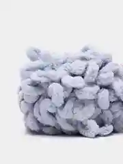 Серый пряжа Alize puffy, большие петельки, микрополиэстр, 100 г