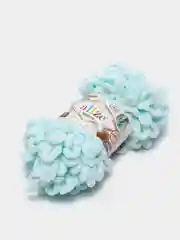 Мятный пряжа Alize puffy, большие петельки, микрополиэстр, 100 г