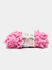 Розовый пряжа Alize puffy, большие петельки, микрополиэстр, 100 г