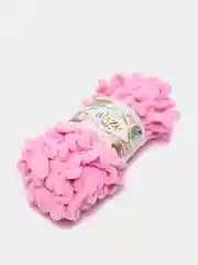 Розовый пряжа Alize puffy, большие петельки, микрополиэстр, 100 г