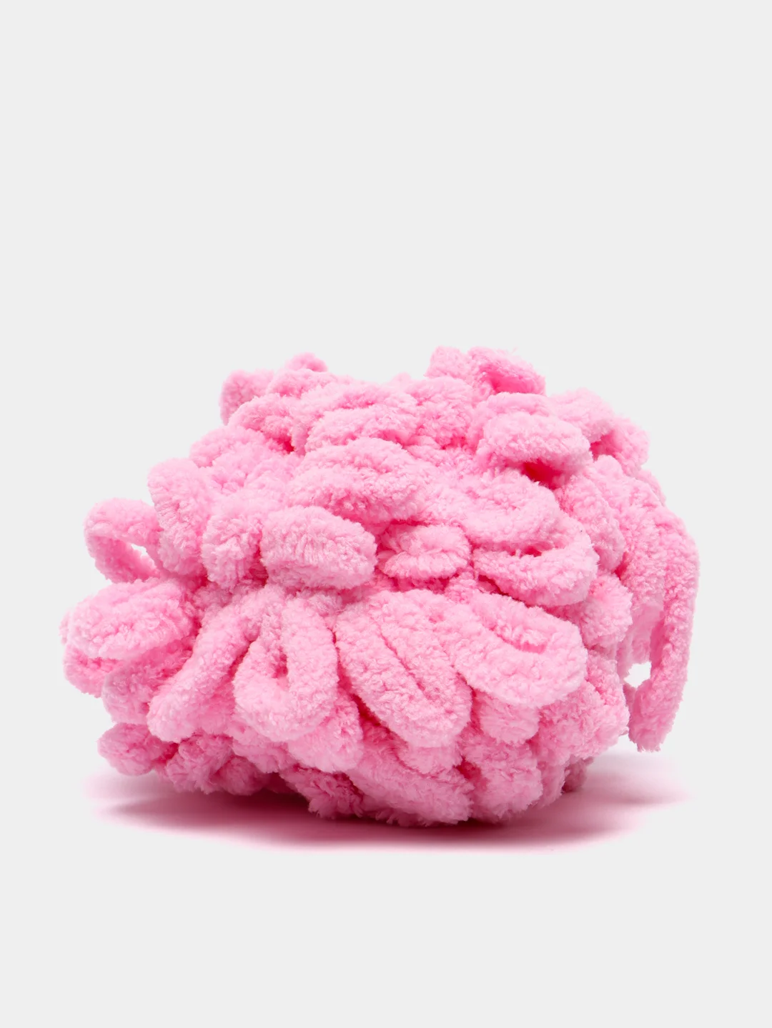 Розовый пряжа Alize puffy, большие петельки, микрополиэстр, 100 г