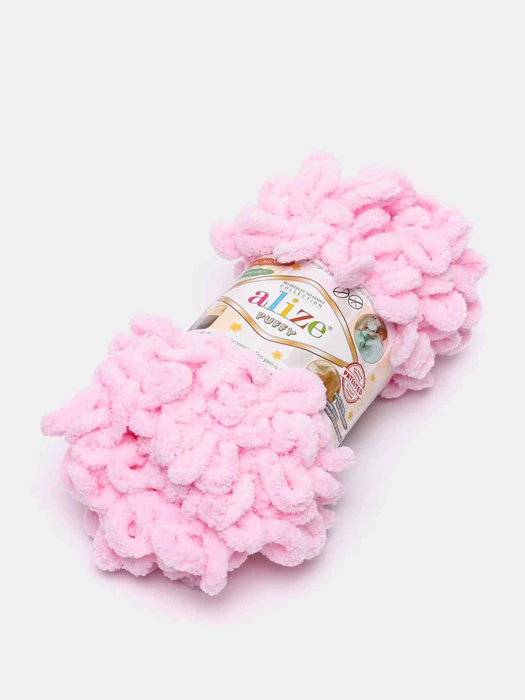 Конфетный пряжа Alize puffy, большие петельки, микрополиэстр, 100 г