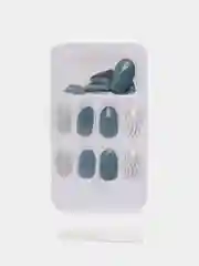 Лазурный типсы для дизайна ногтей