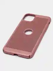 Розовый чехол ультратонкий с перфорацией для Айфон iPhone 11, iPhone 11 Pro, iPhone 11 Pro Max