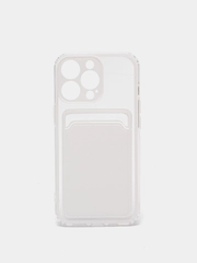 Чехол для iPhone 11, 12, 13, Pro, Max, 7, 8, Plus, с карманом для карт