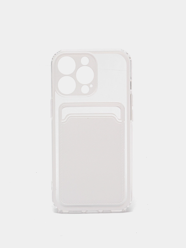 Чехол для iPhone 11, 12, 13, Pro, Max, 7, 8, Plus, с карманом для карт
