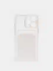 Белый чехол для iPhone 11, 12, 13, Pro, Max, 7, 8, Plus, с карманом для карт