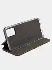 Серебряный чехол книжка Samsung Galaxy A03S с функцией подставки