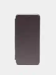 Серебряный чехол книжка Samsung Galaxy A03S с функцией подставки