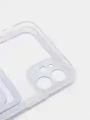 Лавандовый чехол для iPhone 11, 12, 13, Pro, Max, 7, 8, Plus, с карманом для карт