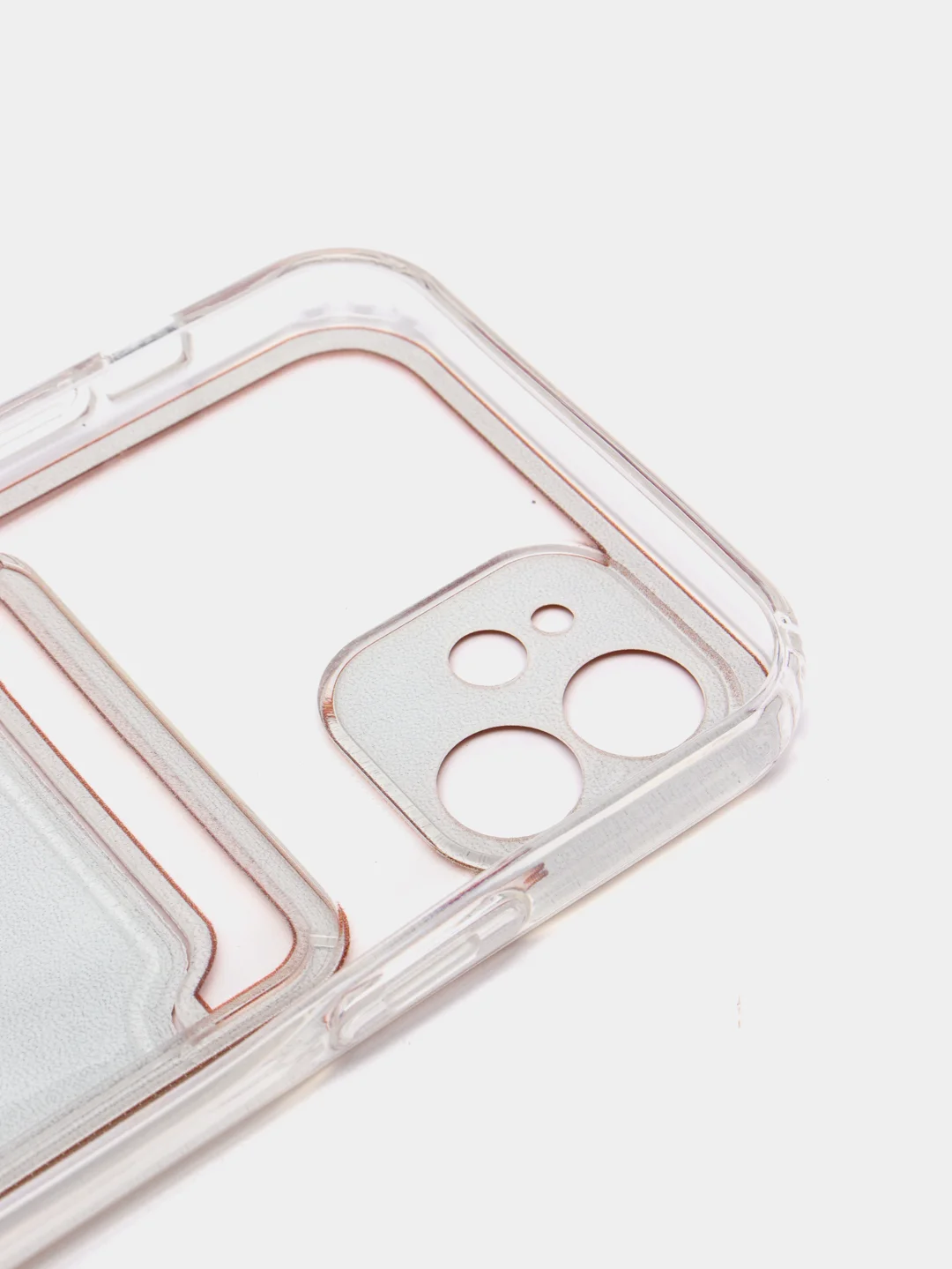Белый чехол для iPhone 11, 12, 13, Pro, Max, 7, 8, Plus, с карманом для карт