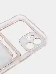 Белый чехол для iPhone 11, 12, 13, Pro, Max, 7, 8, Plus, с карманом для карт