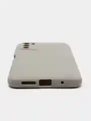 Серый чехол накладка для Xiaomi Poco M3 силиконовый матовый однотонный
