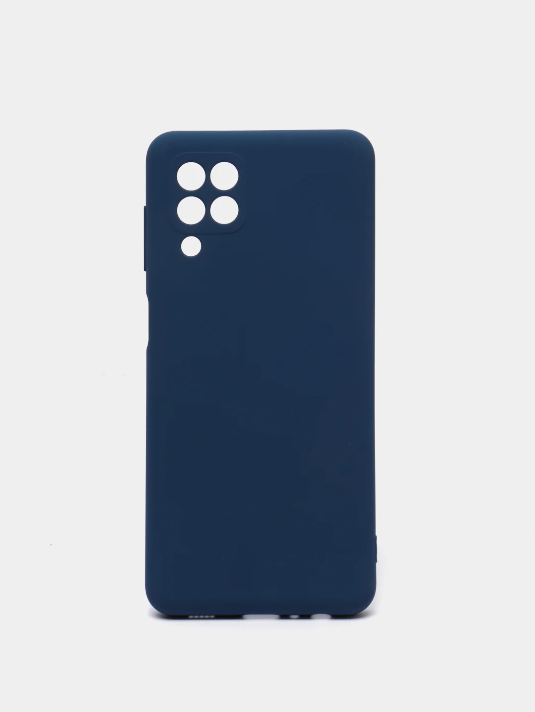 Темно-синий чехол для Samsung A22 M32 Xiaomi Redmi 9T с подложкой из микрофибры и защитой для камеры