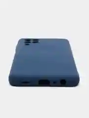 Темно-синий чехол для Samsung A22 M32 Xiaomi Redmi 9T с подложкой из микрофибры и защитой для камеры