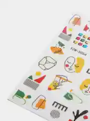 Коралловый слайдеры для ногтей, нейл-дизайн, разноцветные наклейки для маникюра и педикюра, 31 вид