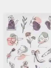 Алый слайдеры для ногтей, нейл-дизайн, разноцветные наклейки для маникюра и педикюра, 31 вид