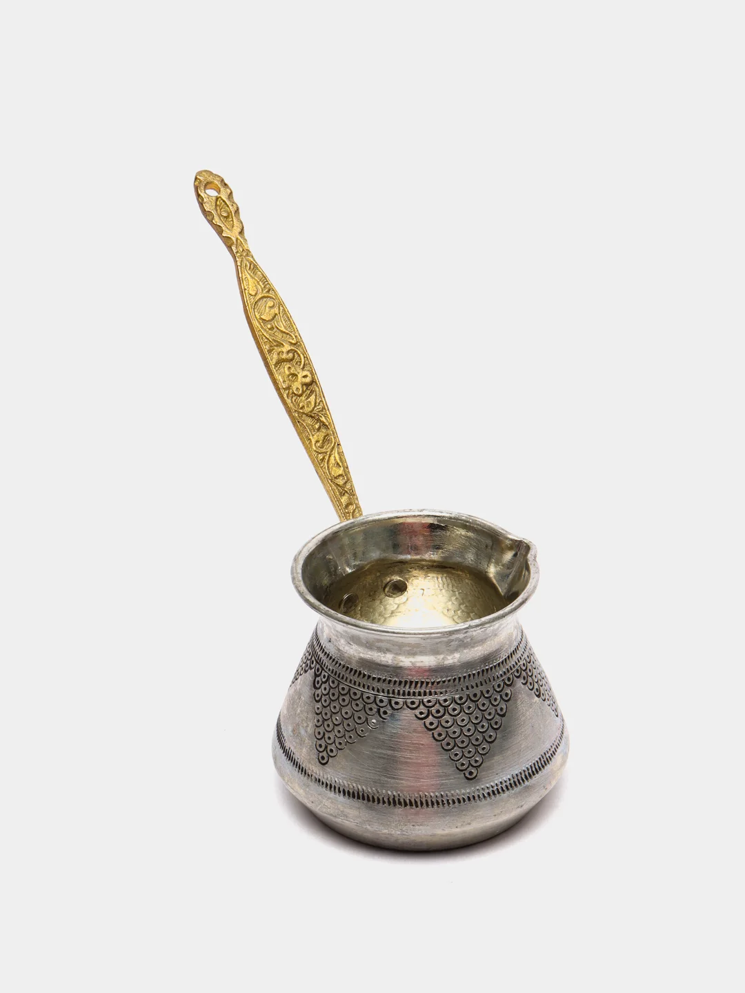 Серебряный турка для кофе из меди, 350 мл