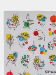 Коралловый меланж слайдеры для ногтей, нейл-дизайн, разноцветные наклейки для маникюра и педикюра, 31 вид