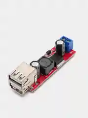 Понижающий DC-DC модуль 2х5В 3А, 2 выхода USB (3A Buck Regulator) Вход: 6-40В