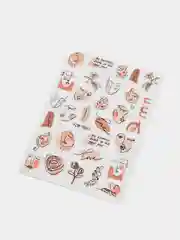 Зелёный хаки слайдеры для ногтей, нейл-дизайн, разноцветные наклейки для маникюра и педикюра, 31 вид