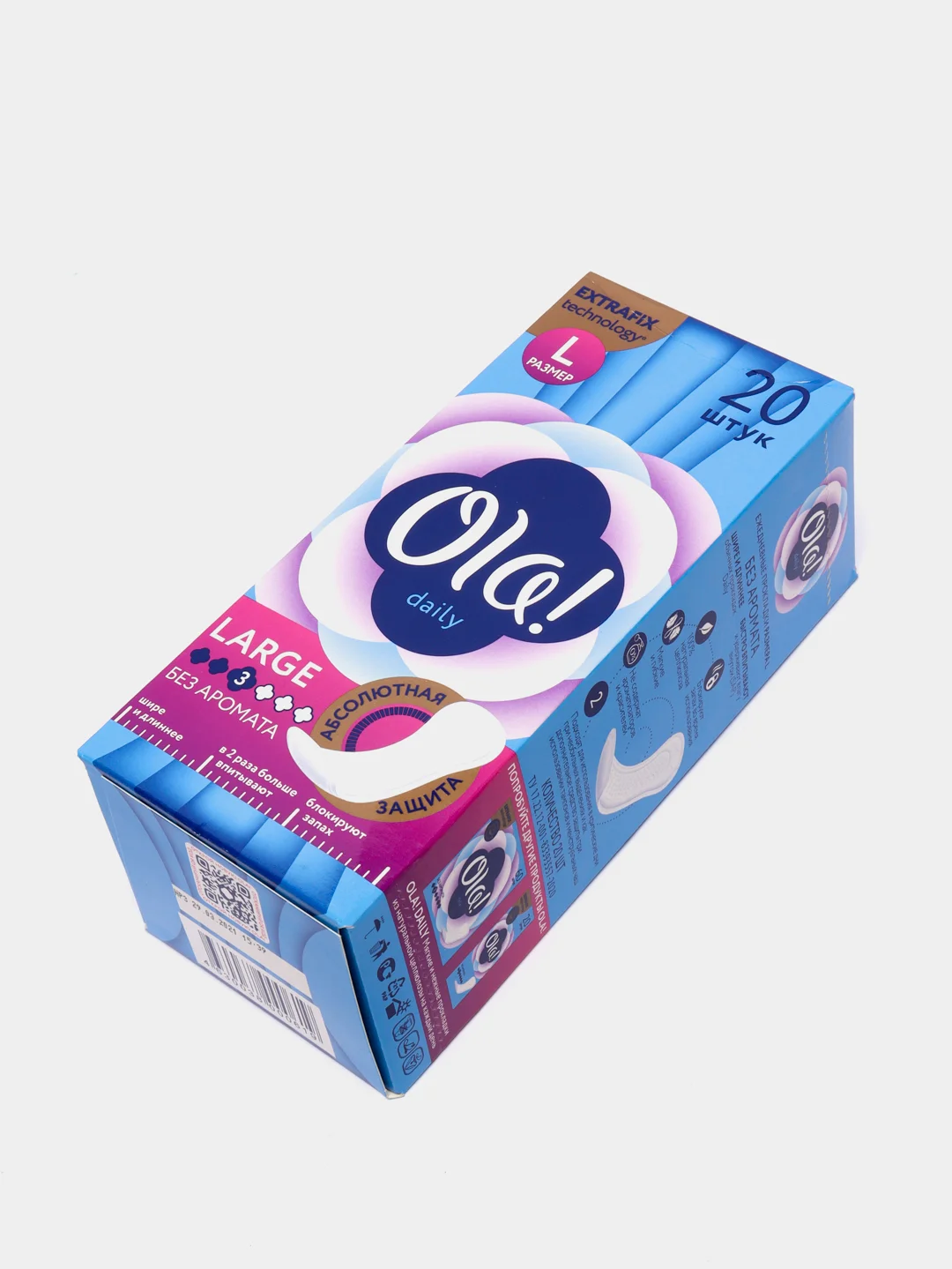 Прокладки женские гигиенические OLA! SILK SENSE DAILY LARGE ежедневные, 20 штук