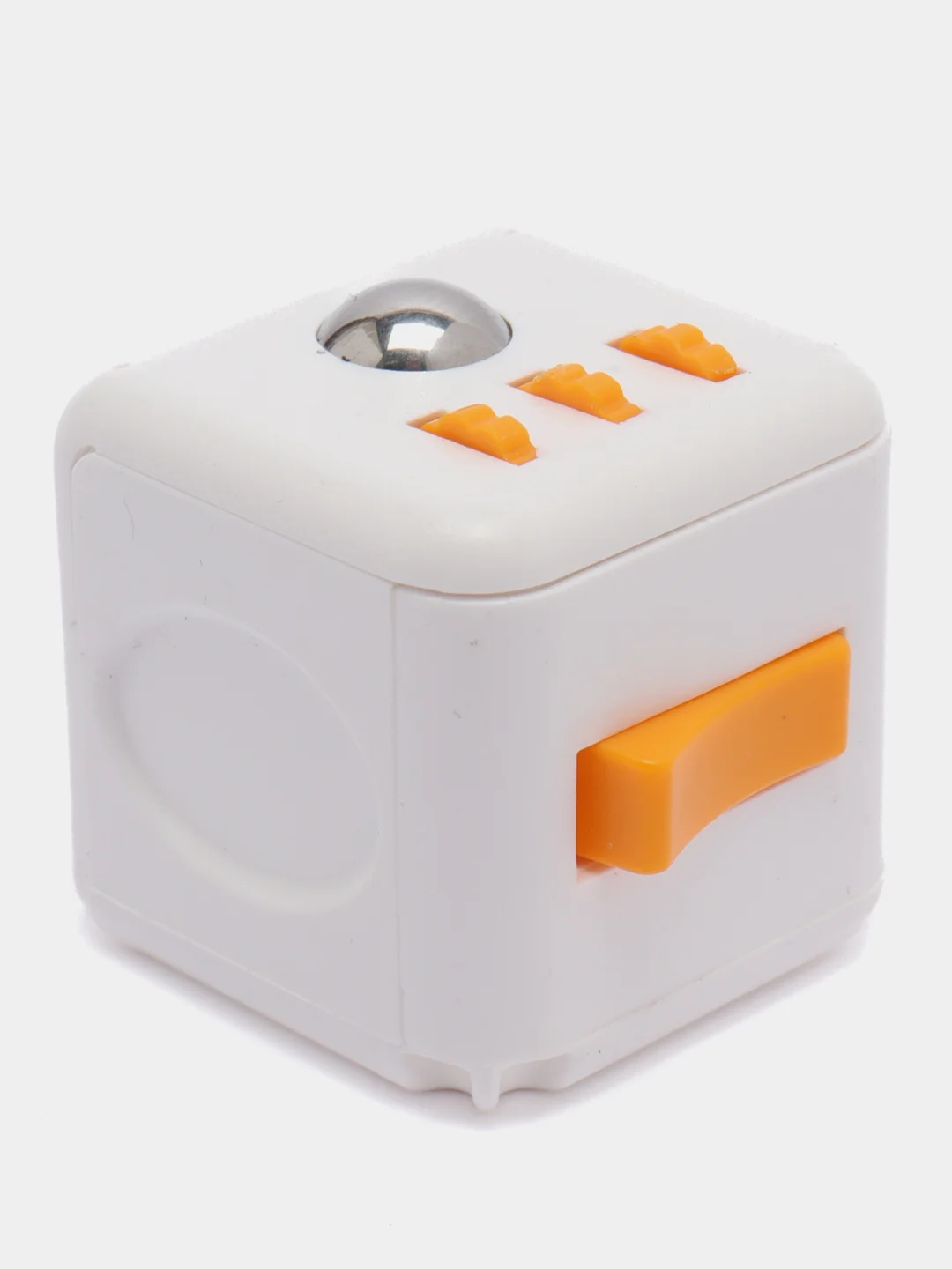 Желтый кубик-антистресс Fidget Cube (фиджет куб) игрушка развивающая, тактильная, сенсорная