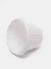Белый кашпо / горшок для цветов с поддоном ЛИВИЯ IDEA