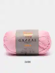 Конфетный пряжа Gazzal Giza 100% Мерсеризованный хлопок 50г 125м