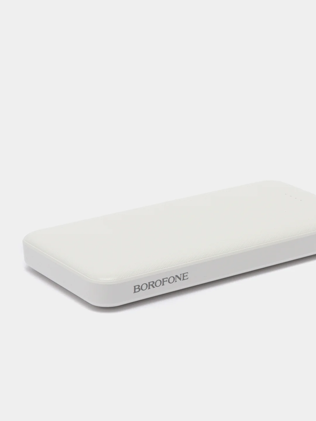 Белый внешний аккумулятор Borofone BJ3 10000 mAh (2xUSB, Micro-USB, Type-C)