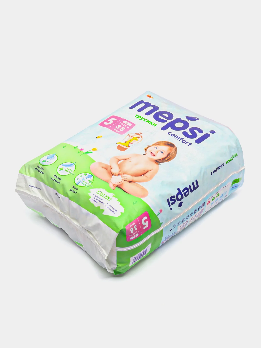 Подгузники- Трусики Mepsi XL (12-22 кг.) 38 шт