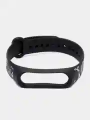 Небесно-голубой ремешок для фитнес браслета Mi Band 3/Mi Band 4, с рисунками