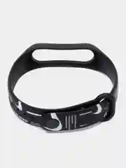 Небесно-голубой ремешок для фитнес браслета Mi Band 3/Mi Band 4, с рисунками