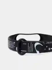 Небесно-голубой ремешок для фитнес браслета Mi Band 3/Mi Band 4, с рисунками