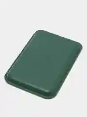Зеленый кошелёк для карт на магните MagSafe Leather Wallet