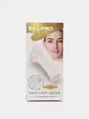 Голубой массажер-щетка для умывания лица, 13 x 4 см, 2 цвета