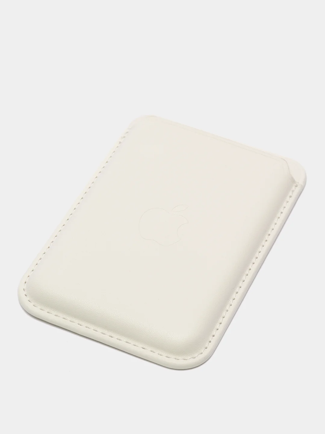 Белый кошелёк для карт на магните MagSafe Leather Wallet