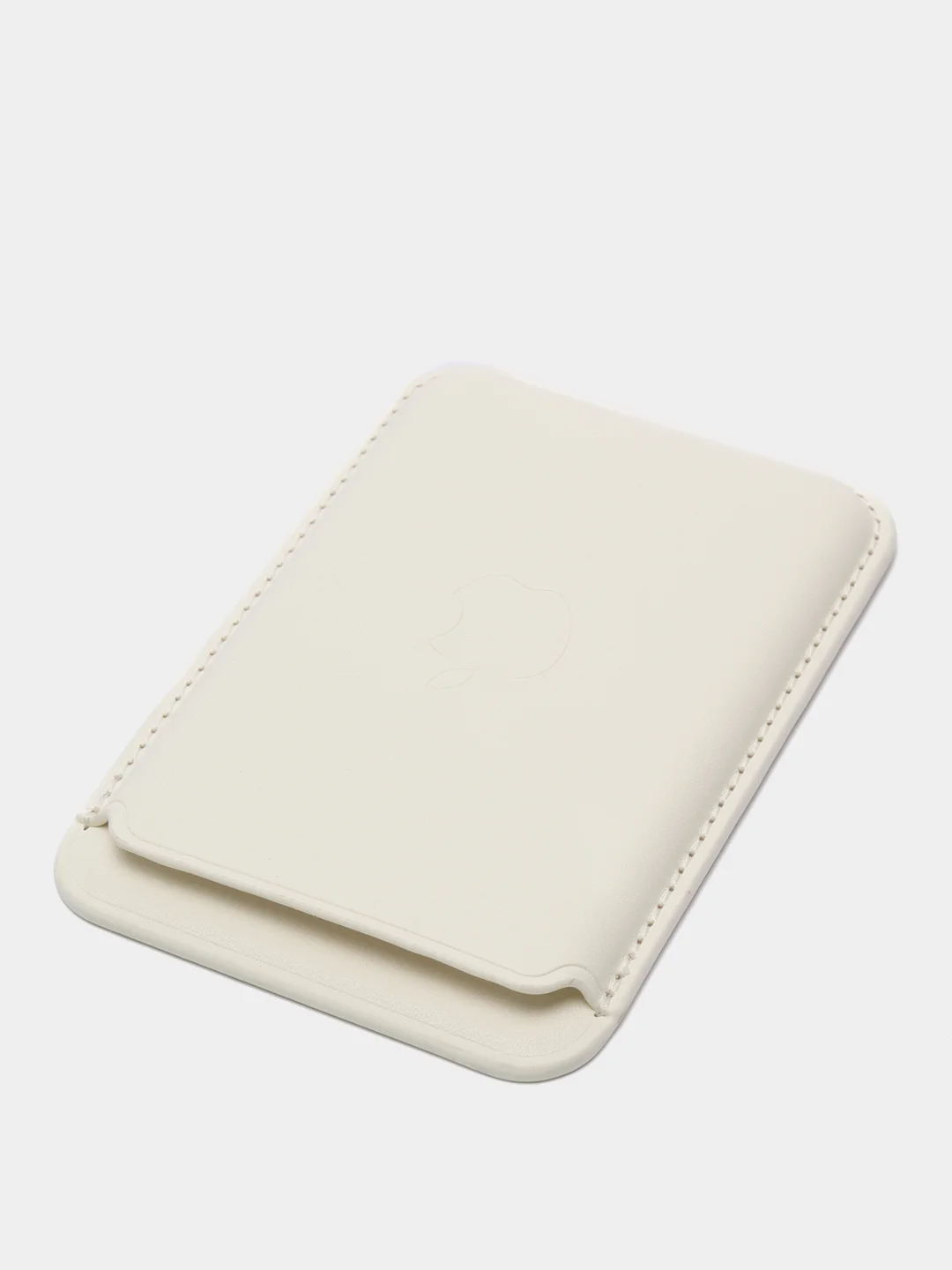 Белый кошелёк для карт на магните MagSafe Leather Wallet
